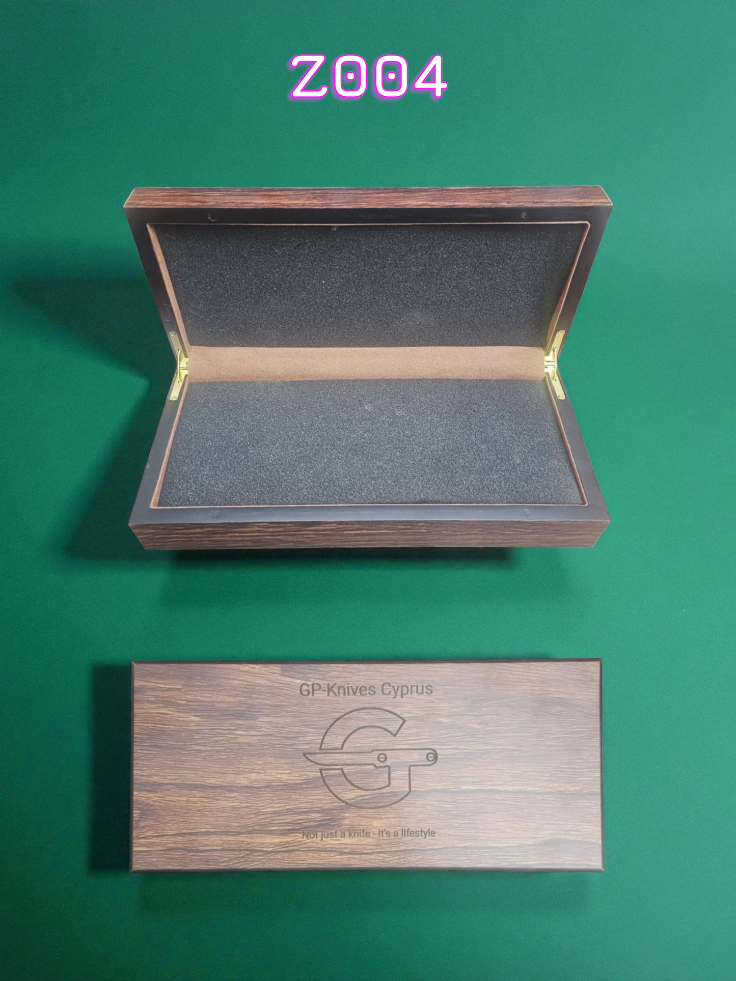 Z004 Premium Hand-Crafted Wooden Gift Box with EVA Foam (26×12×6 cm)
