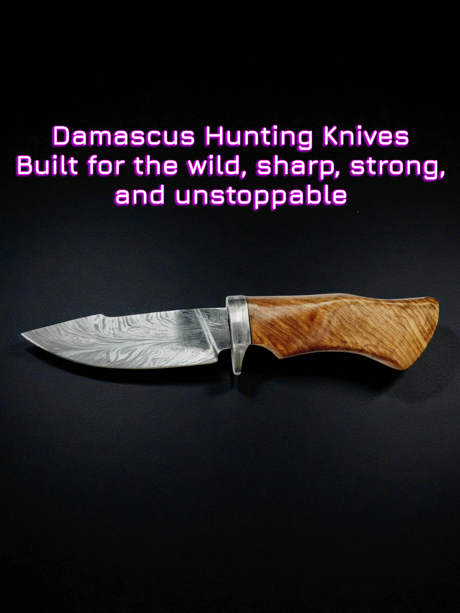 Damascus Hunting Knives