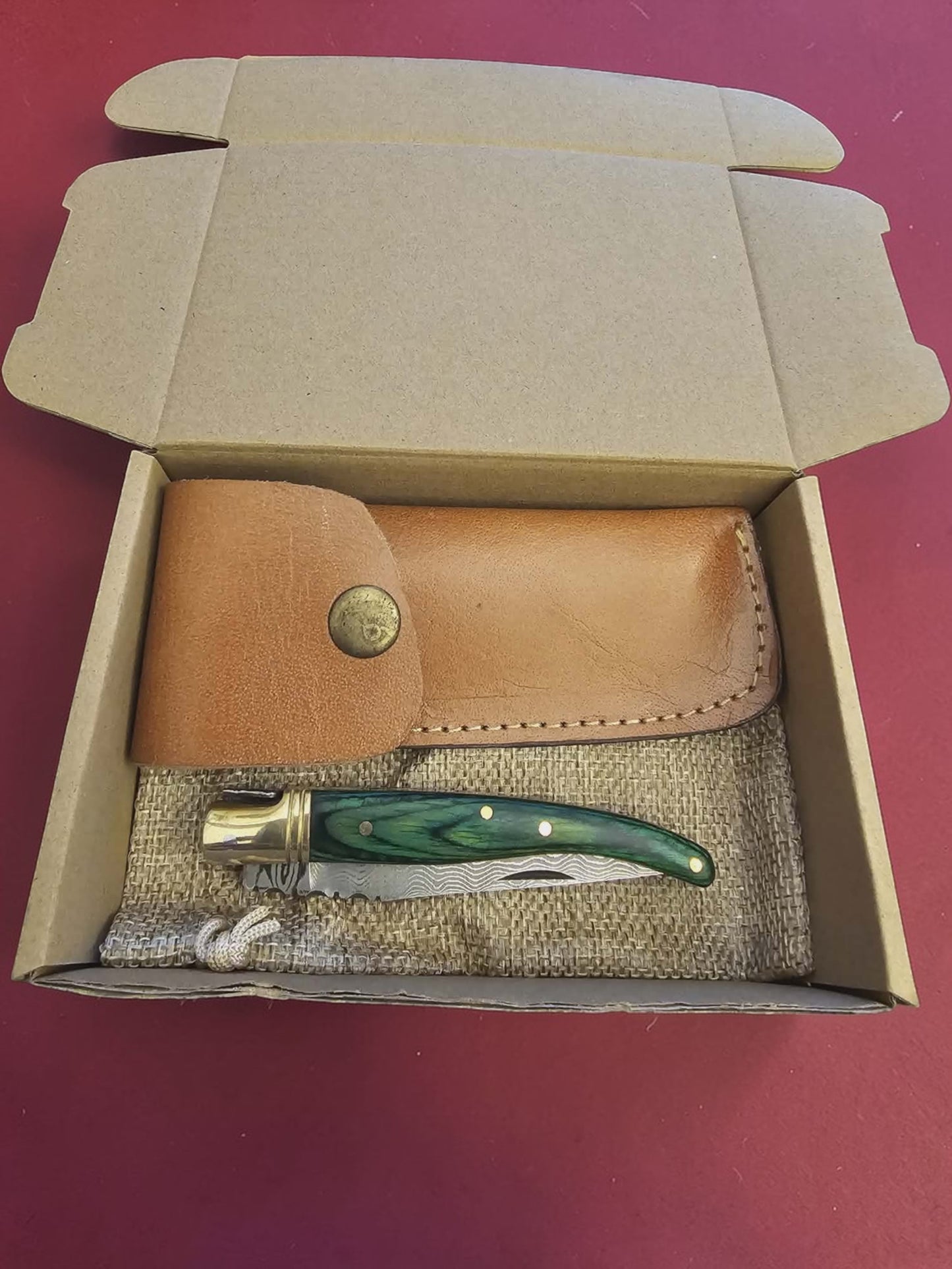 F078 - Laguiole Petit - Stainless Damascus & Wood
