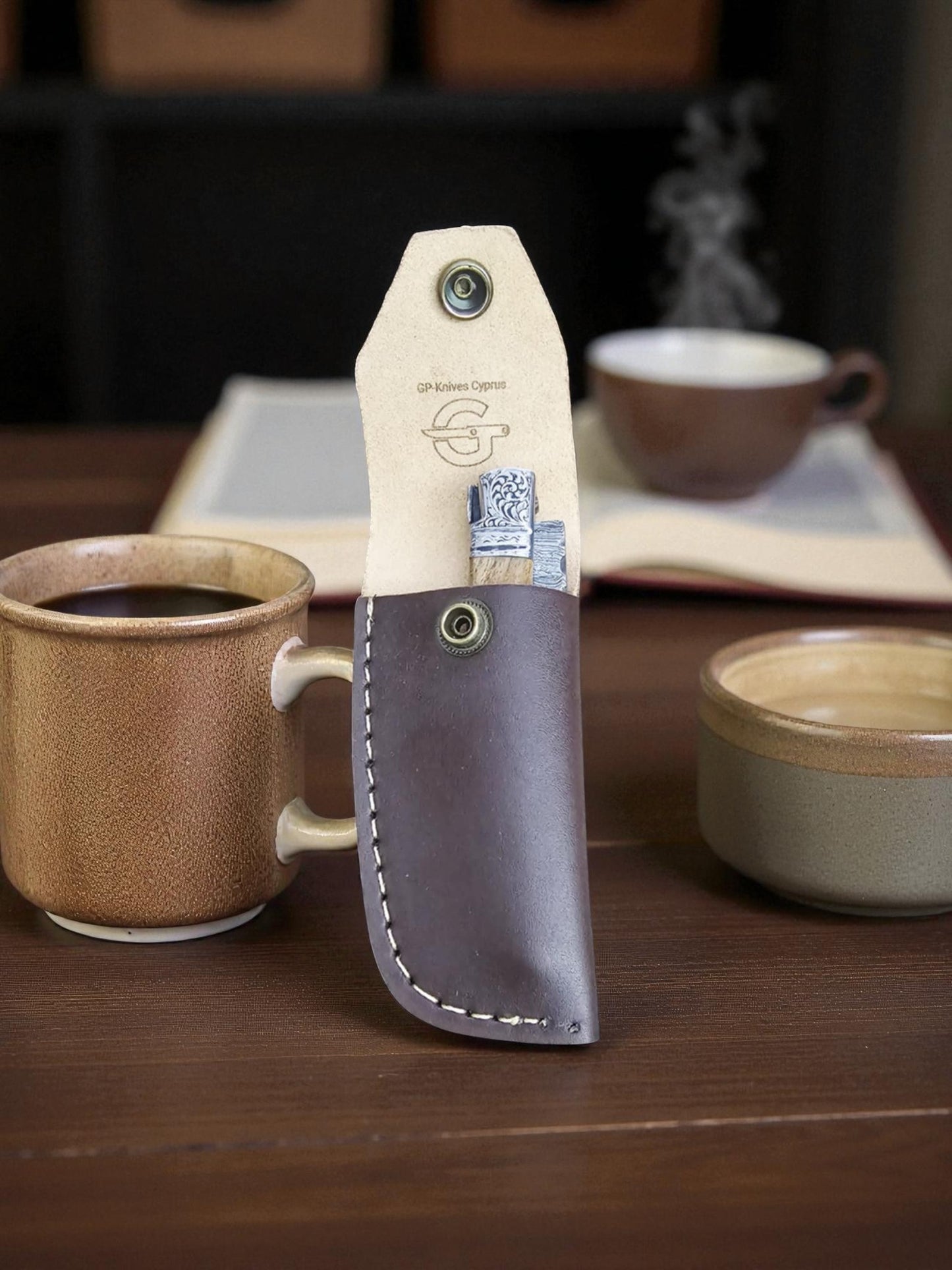 Z007 Soft Leather Universal Knife Sheath for all Folding Knives