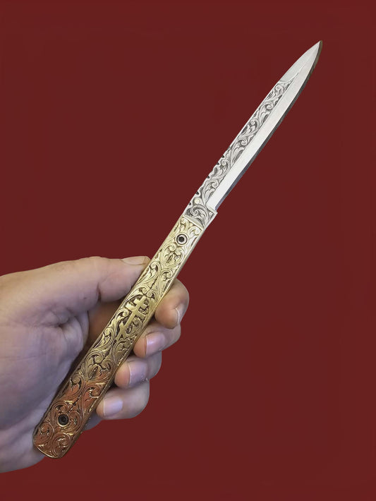 F116 Stiletto - Stainless Steel & Brass