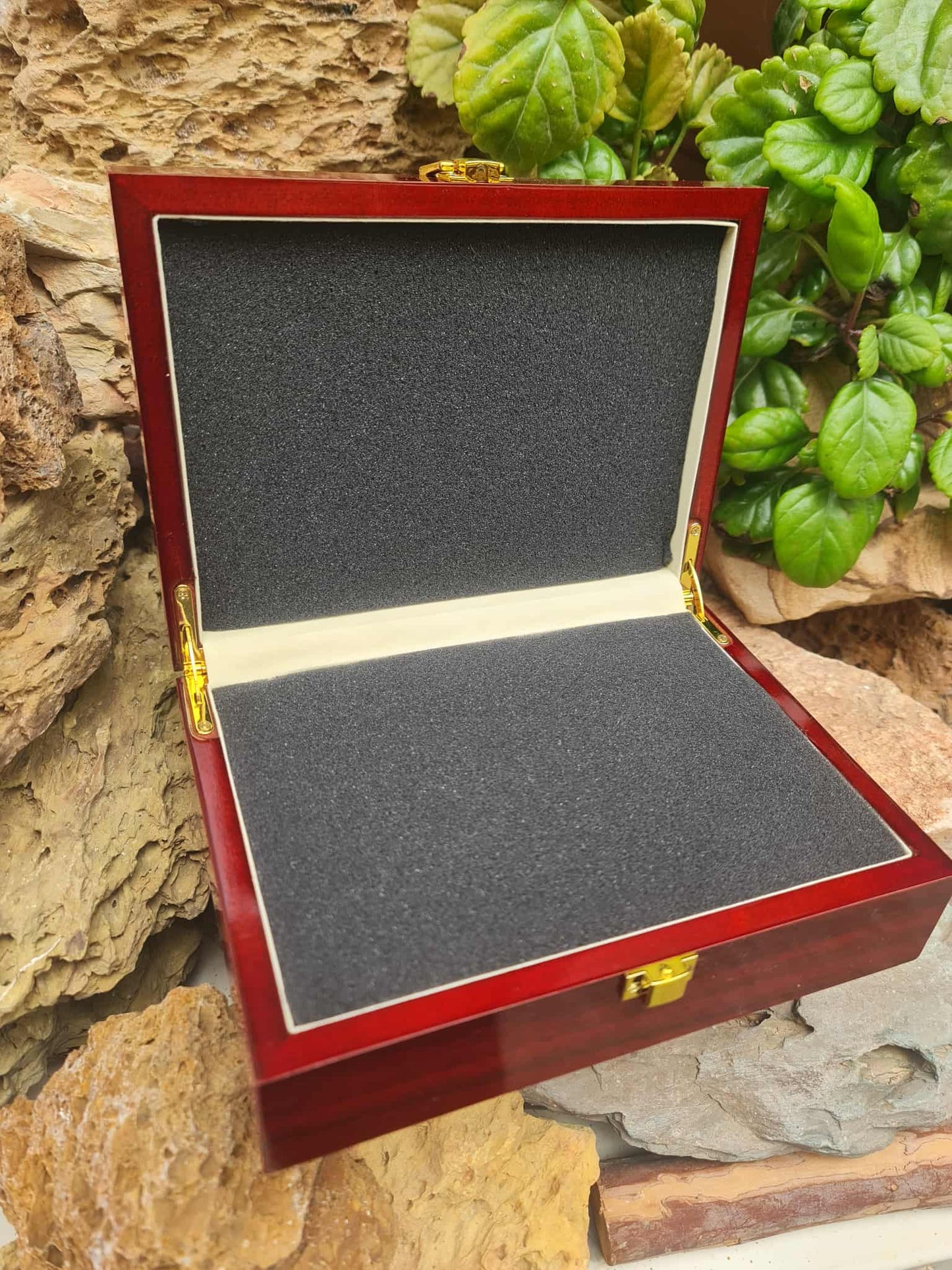Premium Wooden Presentation Box with EVA Foam for Folding Knives