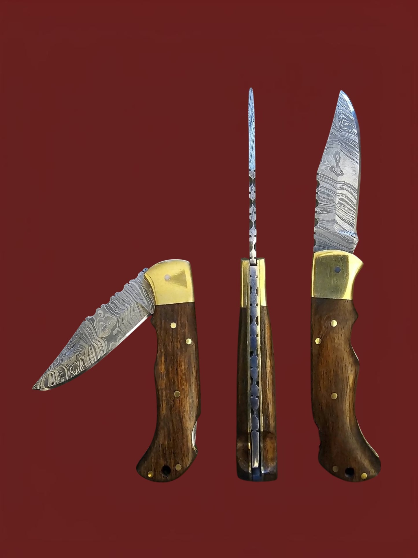 F121 Tsiakkoui - Damascus Steel & Wood