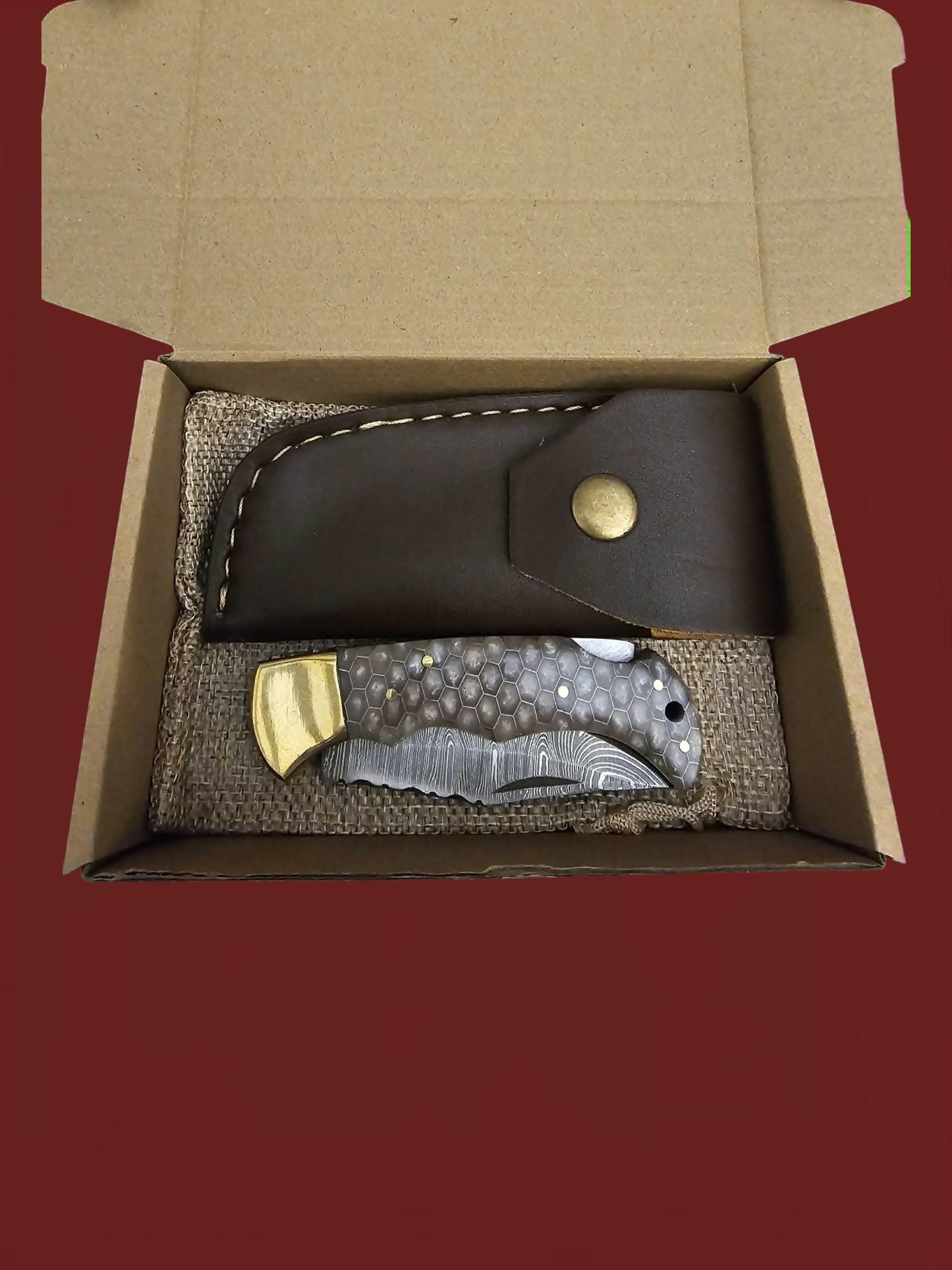 F109 Tsiakkoui - Damascus Steel & Resin