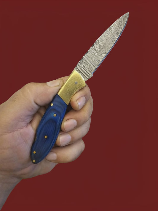 F122 Tsiakkoui - Damascus Steel & Wood