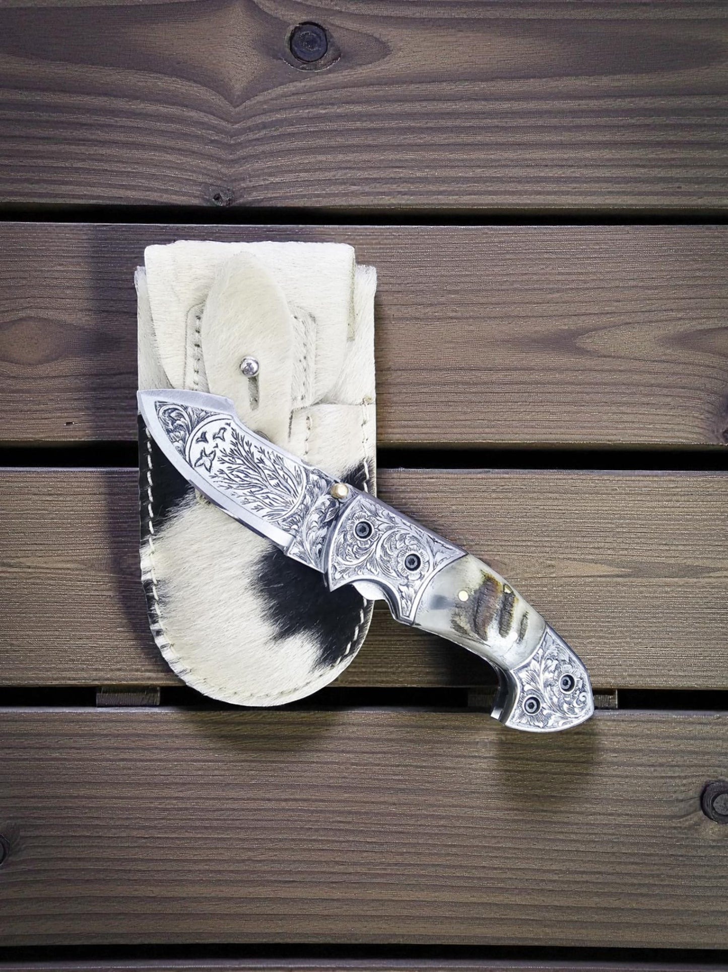 Z009 Elite Wild Ibex Leather Sheath — Premium Folding Knife Sheath for all Folding Knives