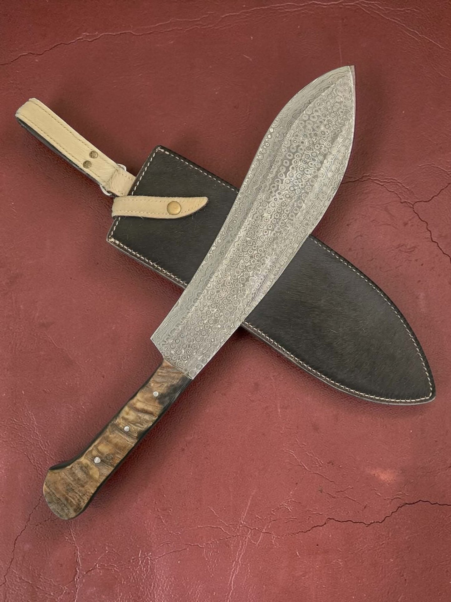 K007 - Ppala - Damascus Steel & Horn