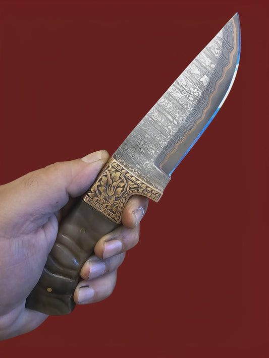 R028 Hunting Knife Cu-Mai & Horn