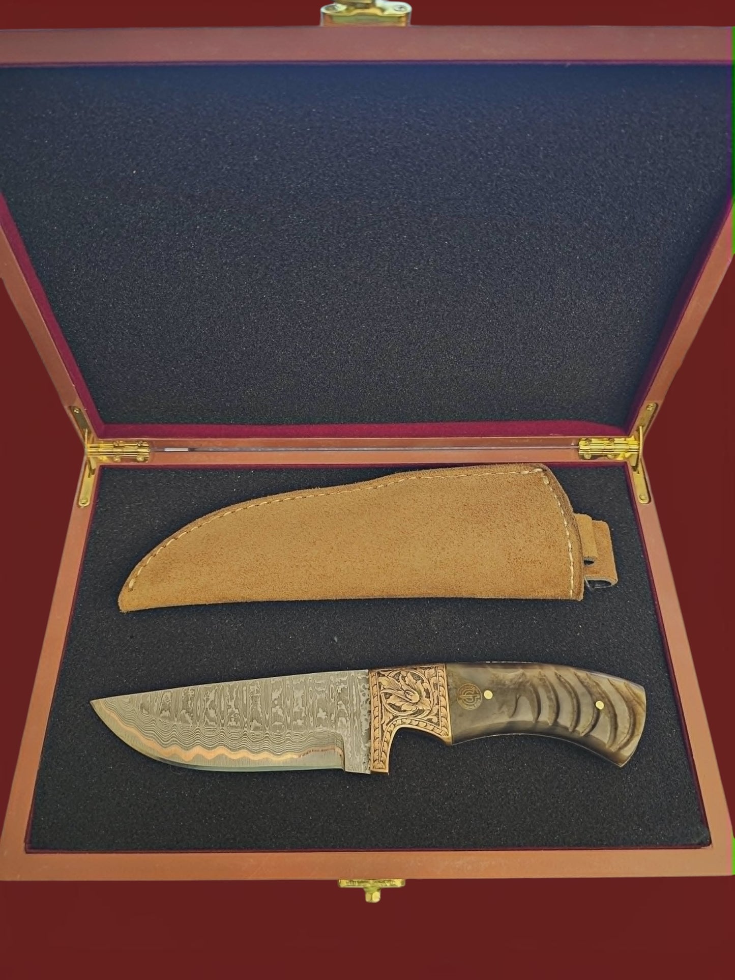 R028 Hunting Knife Cu-Mai & Horn