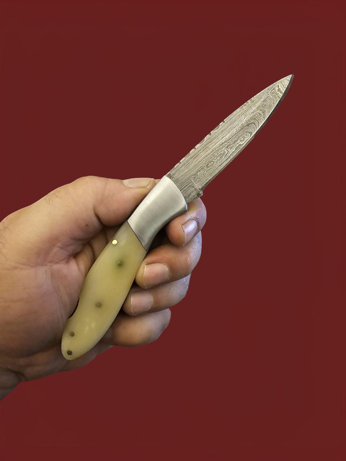 F124 Tsiakkoui - Damascus Steel & Bone
