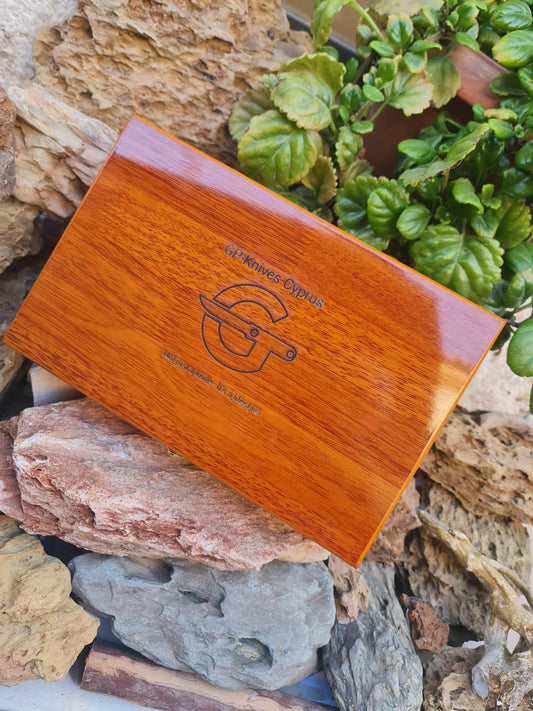 Premium Wooden Presentation Box with EVA Foam for Fixed Blade Knives