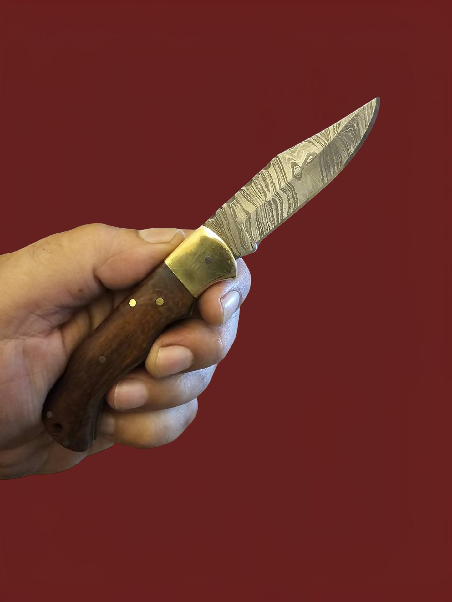 F121 Tsiakkoui - Damascus Steel & Wood