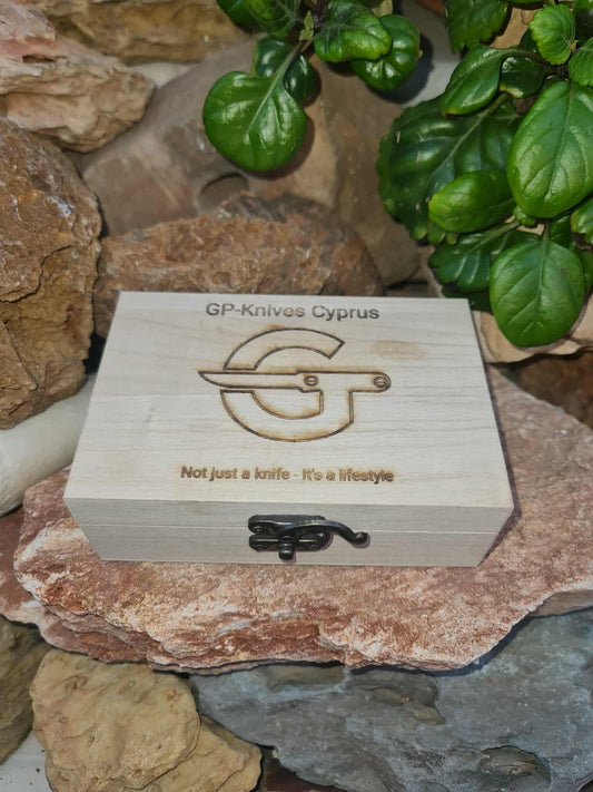 Wooden Gift Box with EVA Foam for Folding Knives