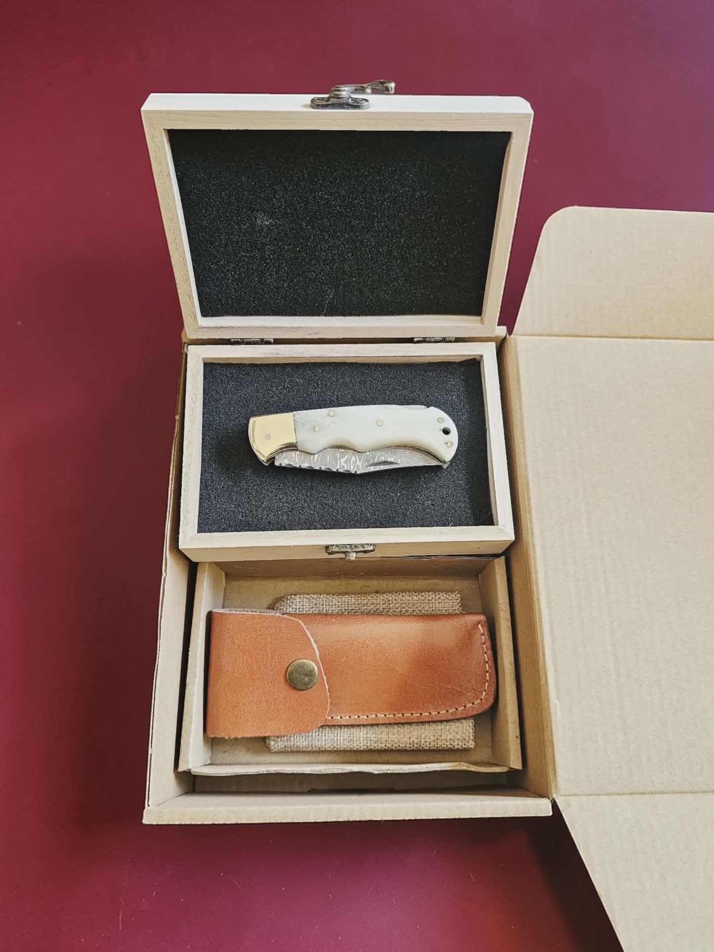 F073 - Χειροποίητο Tsiakkoui από Δαμασκηνό ατσάλι νέας γενιάς (ανοξείδωτο) & Κόκκαλο καμήλας