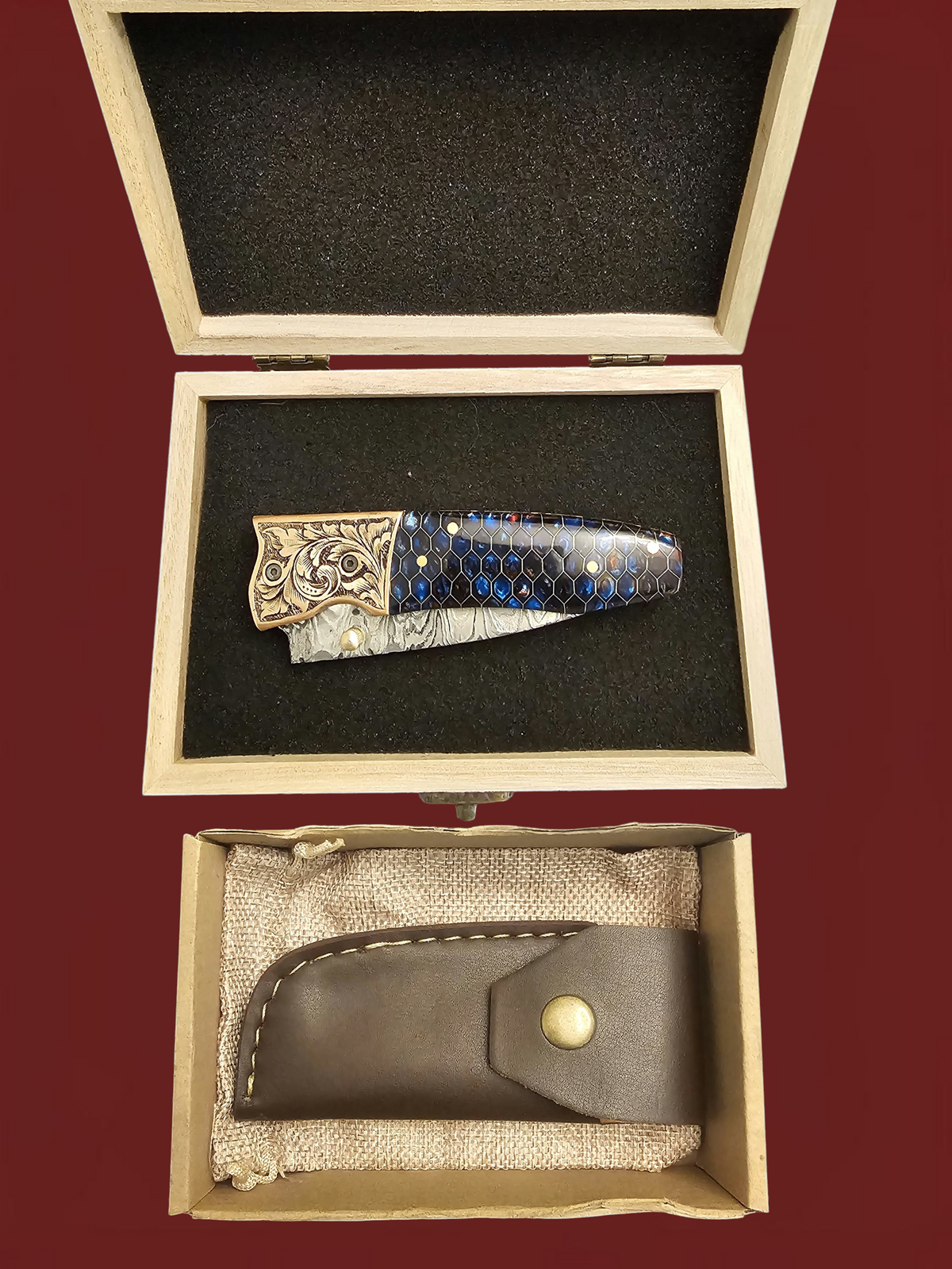 F155 - GP-CY2 | 2026 Stainless Damascus Steel & Resin