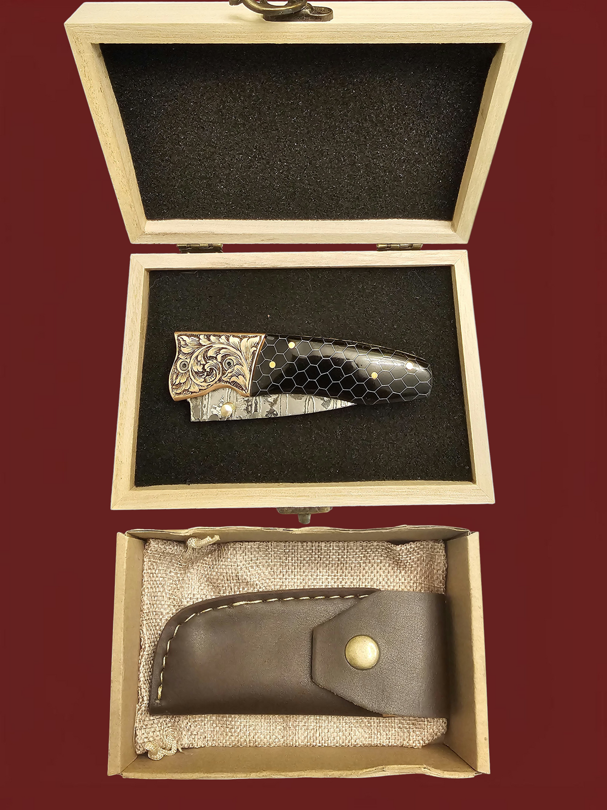 F153 - GP-CY2 | 2026 Stainless Damascus Steel & Resin