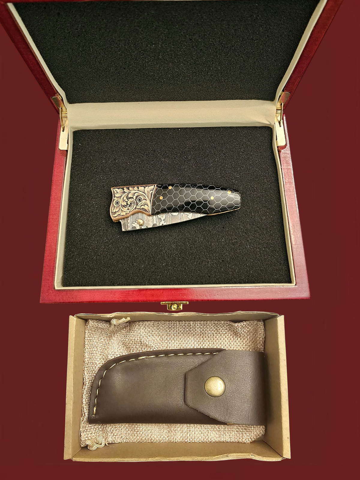 F153 - GP-CY2 | 2026 Stainless Damascus Steel & Resin