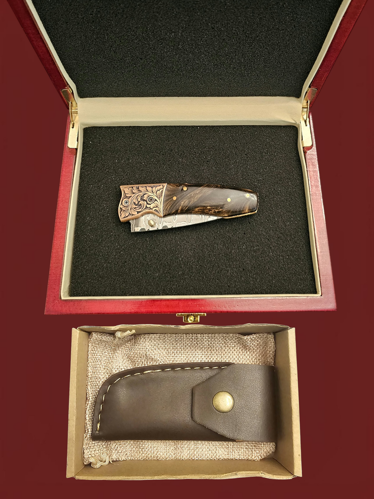 F147 - GP-CY2 | 2026 Stainless Damascus Steel & Resin