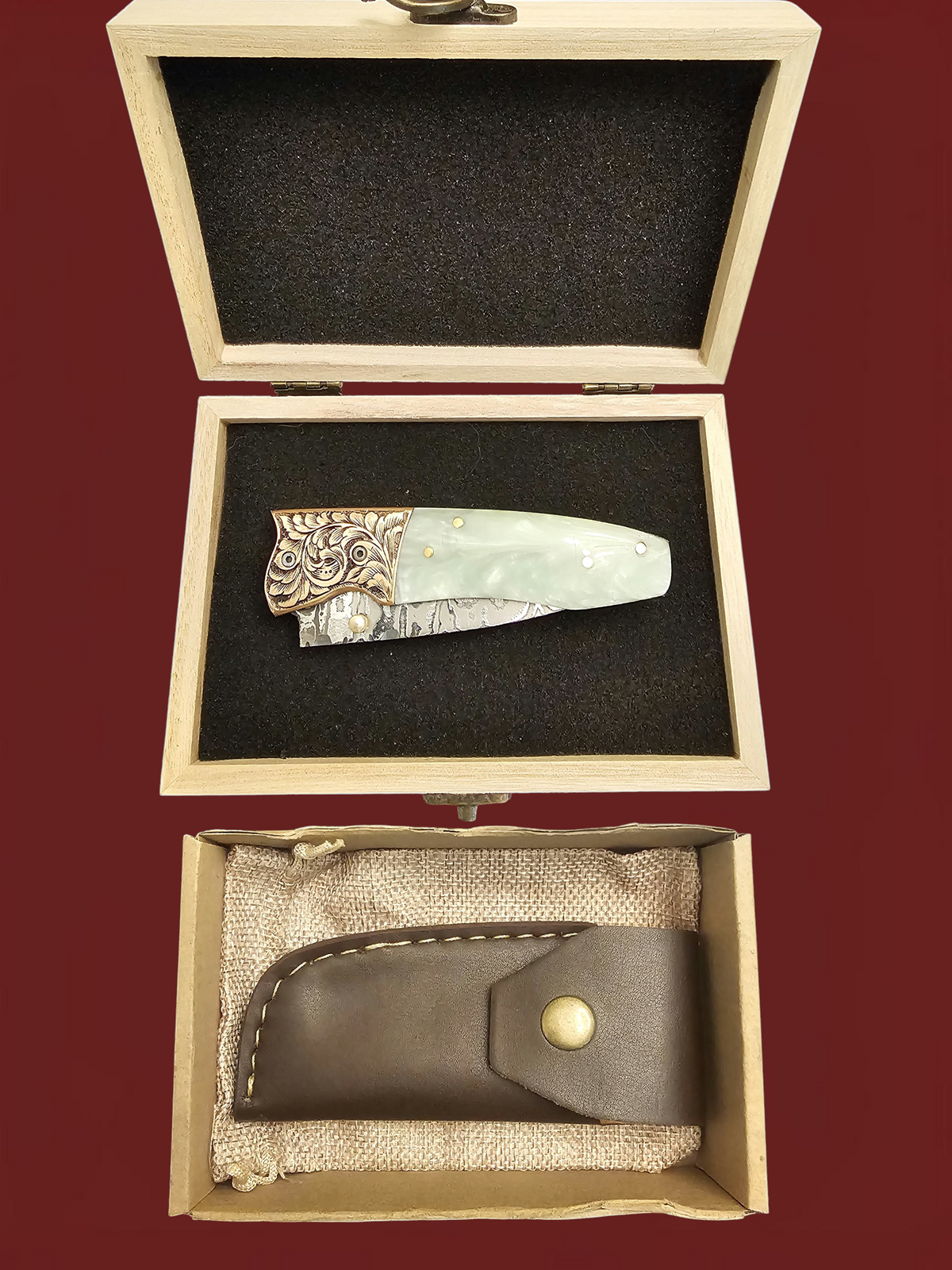 F146 - GP-CY2 | 2026 Stainless Damascus Steel & Resin