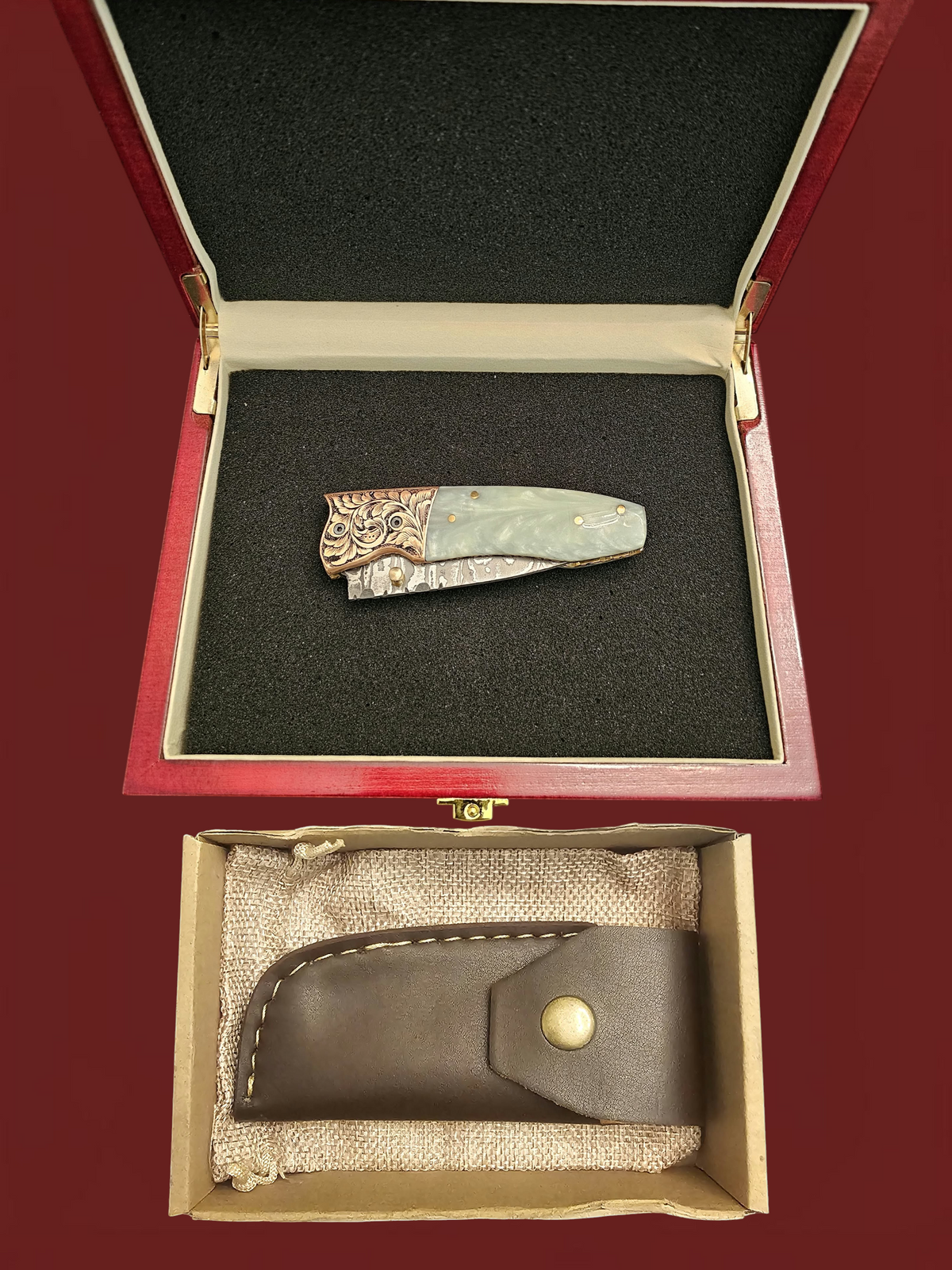 F146 - GP-CY2 | 2026 Stainless Damascus Steel & Resin
