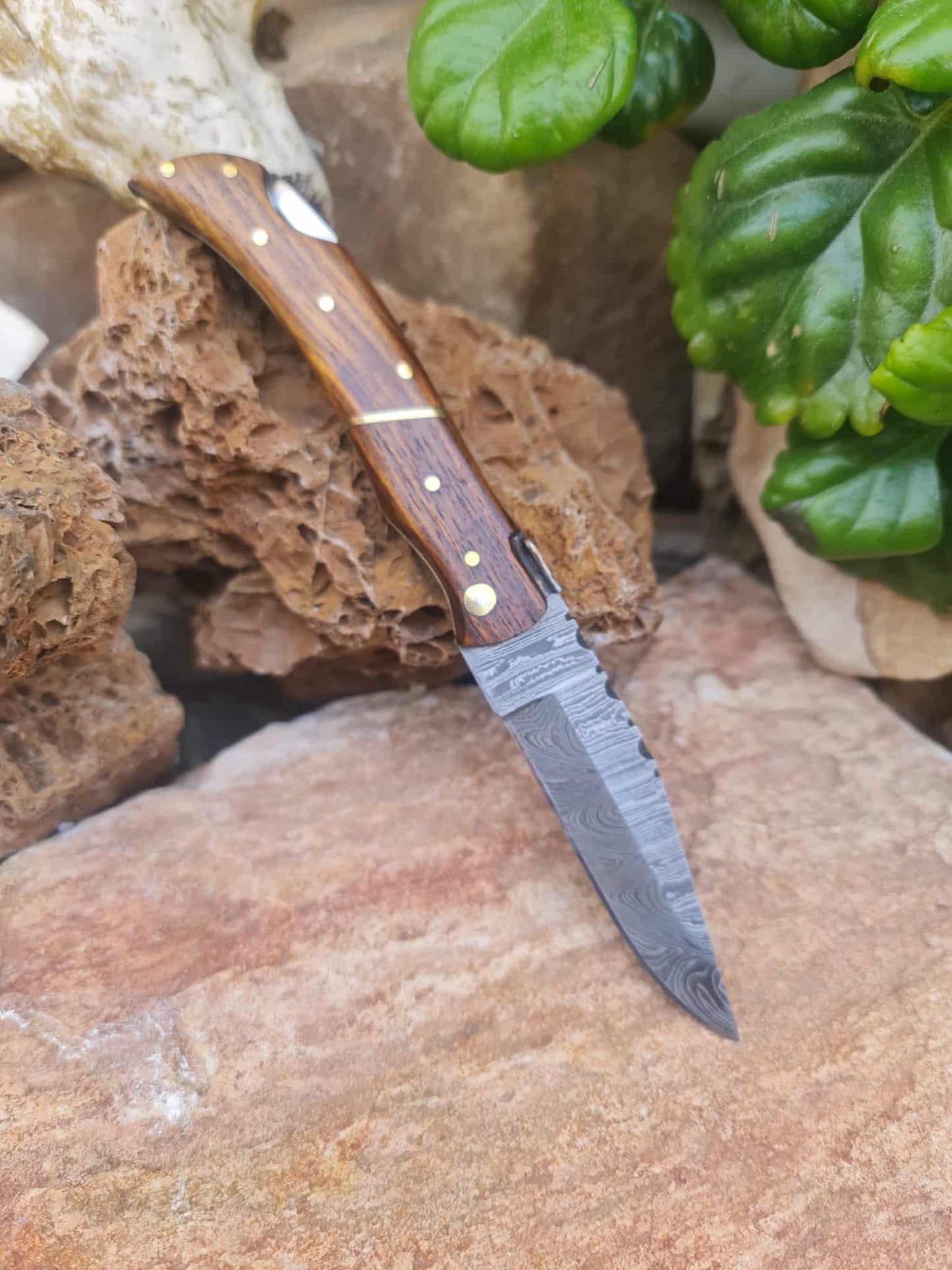 Handmade 19cm Laguiole Élite with Damascus Steel & Walnut wood