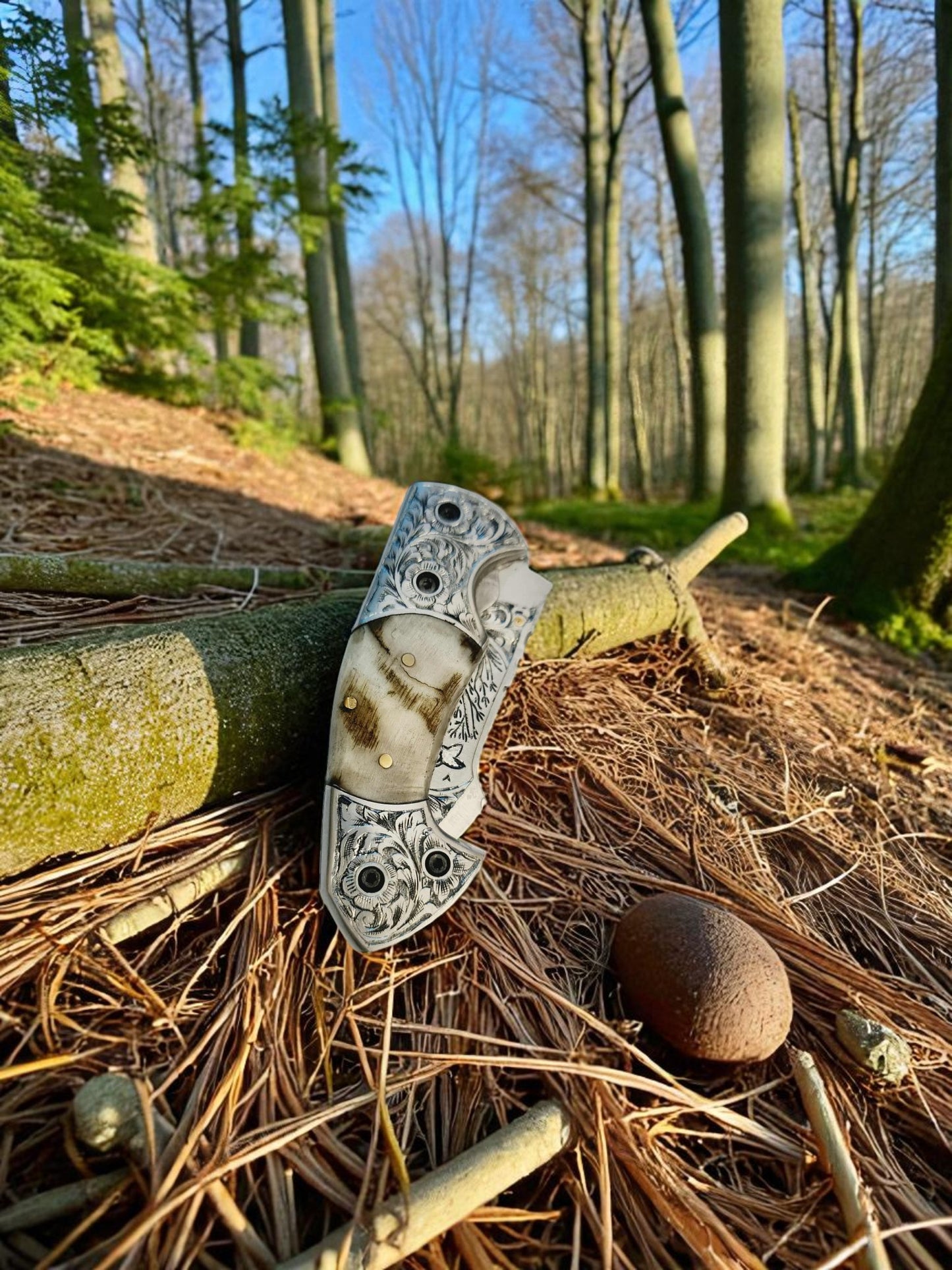 S125 Handmade Exclusive EDC - 420 Stainless Steel & Wild Mouflon Horn