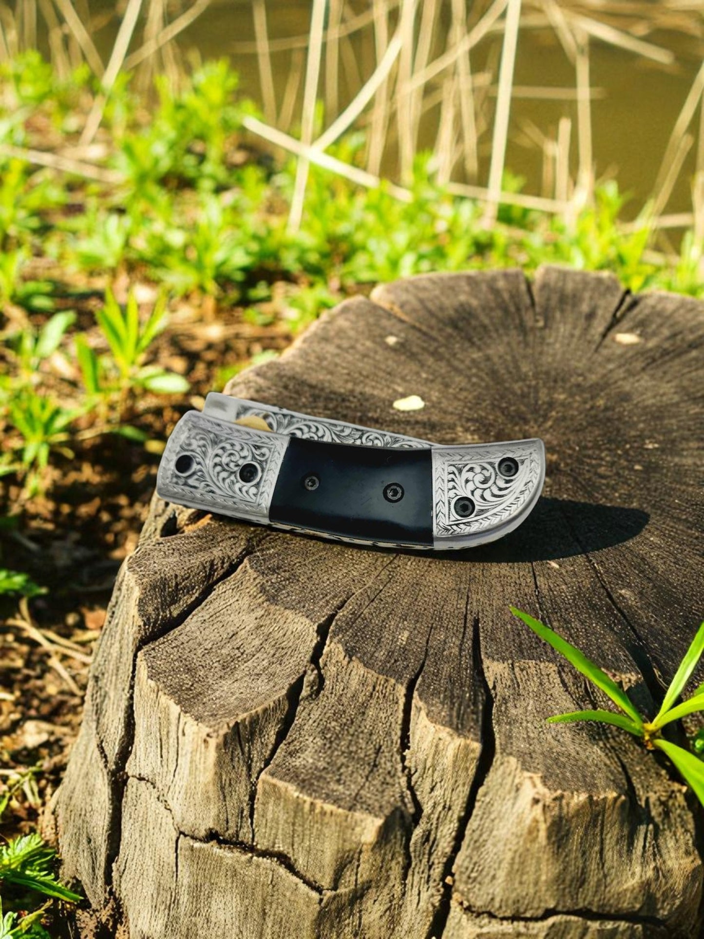 S127 Handmade Exclusive EDC - 420 Stainless Steel & Buffalo Horn