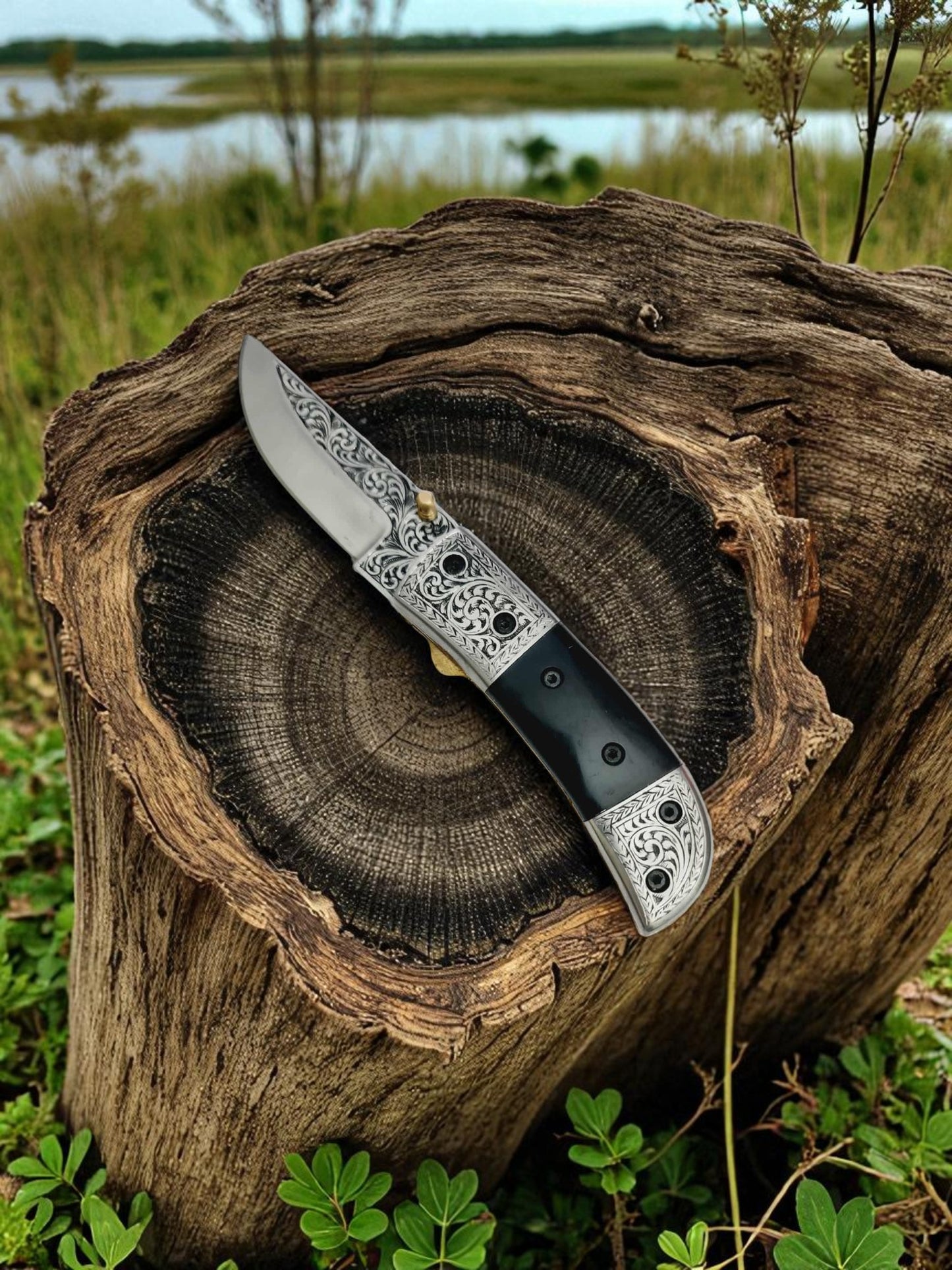 S127 Handmade Exclusive EDC - 420 Stainless Steel & Buffalo Horn