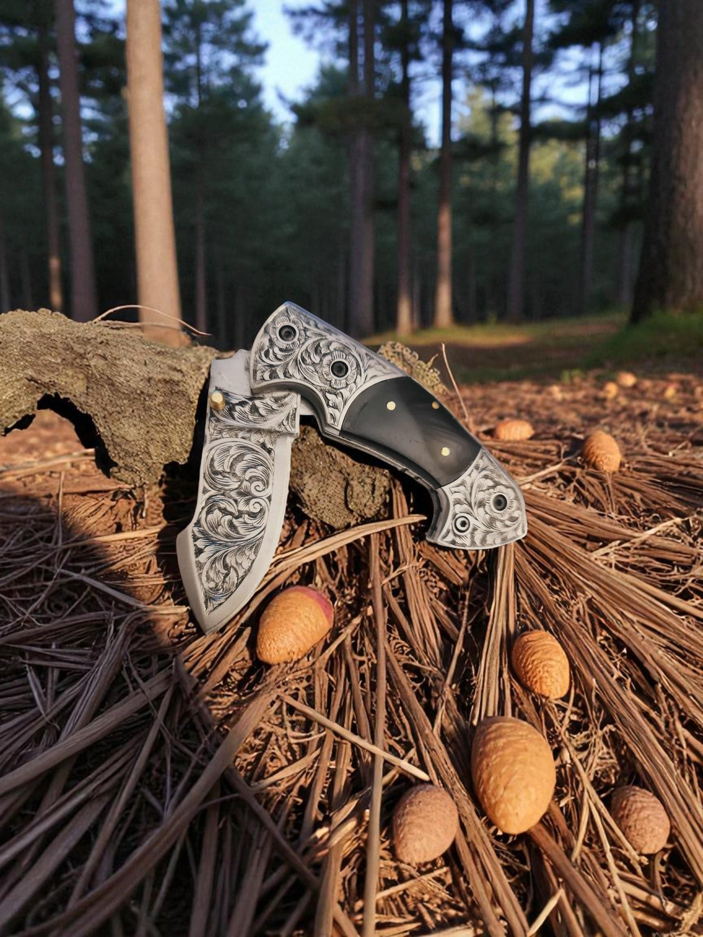 S128 Handmade Exclusive EDC - 420 Stainless Steel & Buffalo Horn