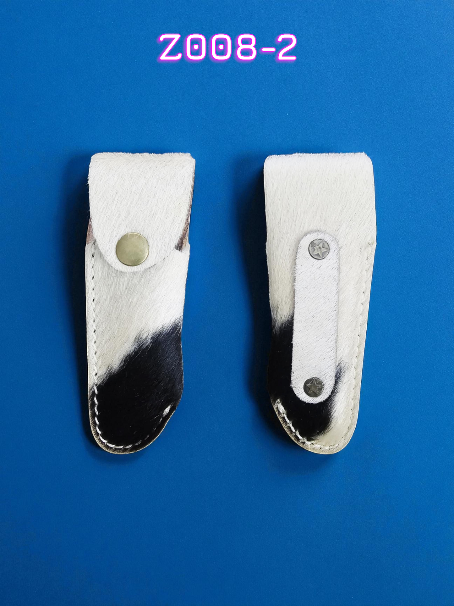 Z008 Premium Wild Ibex Leather Sheath for Small Folding & Laguiole Knives