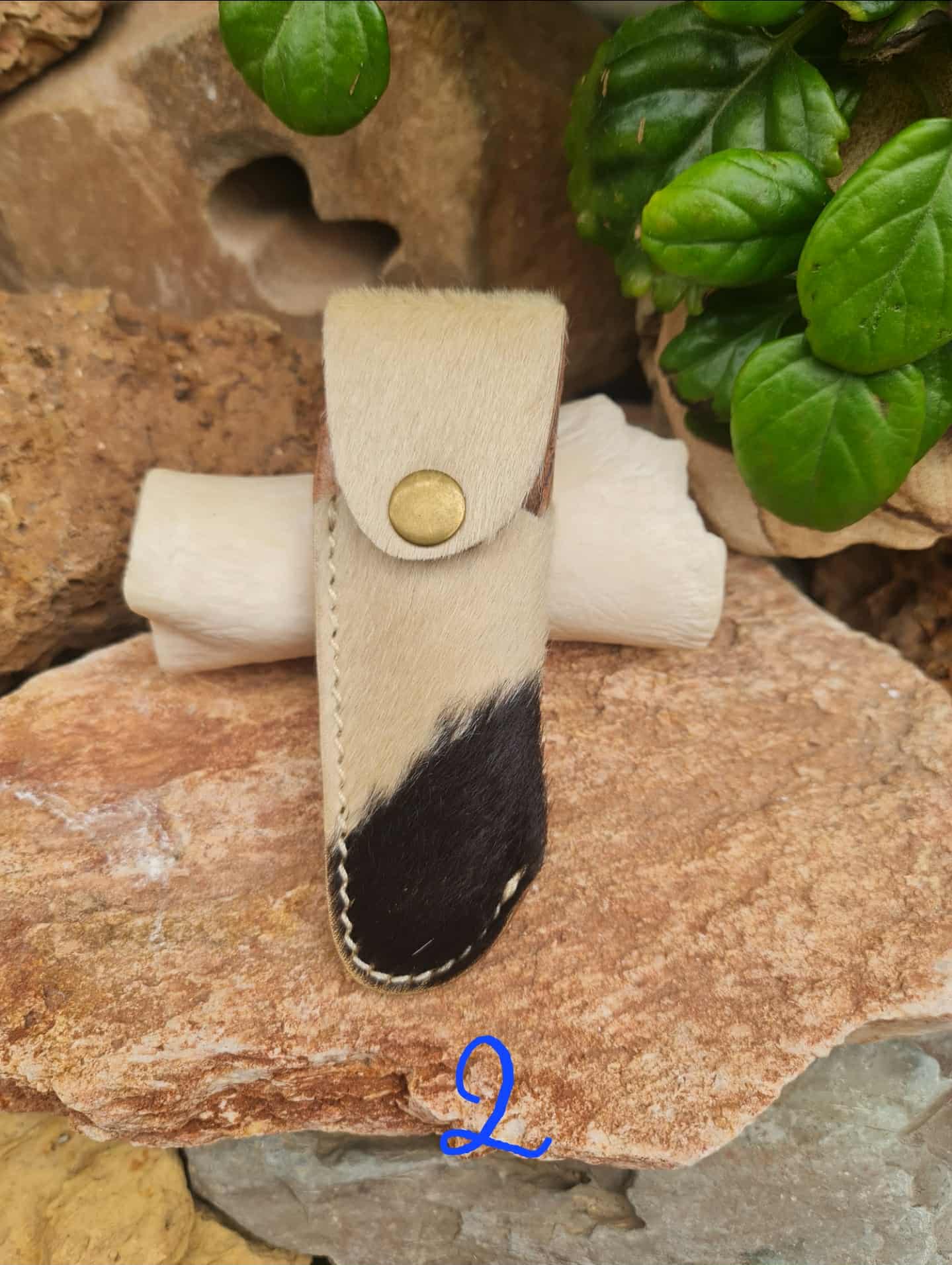 Slim Luxury Leather Sheath for Laguiole Knives