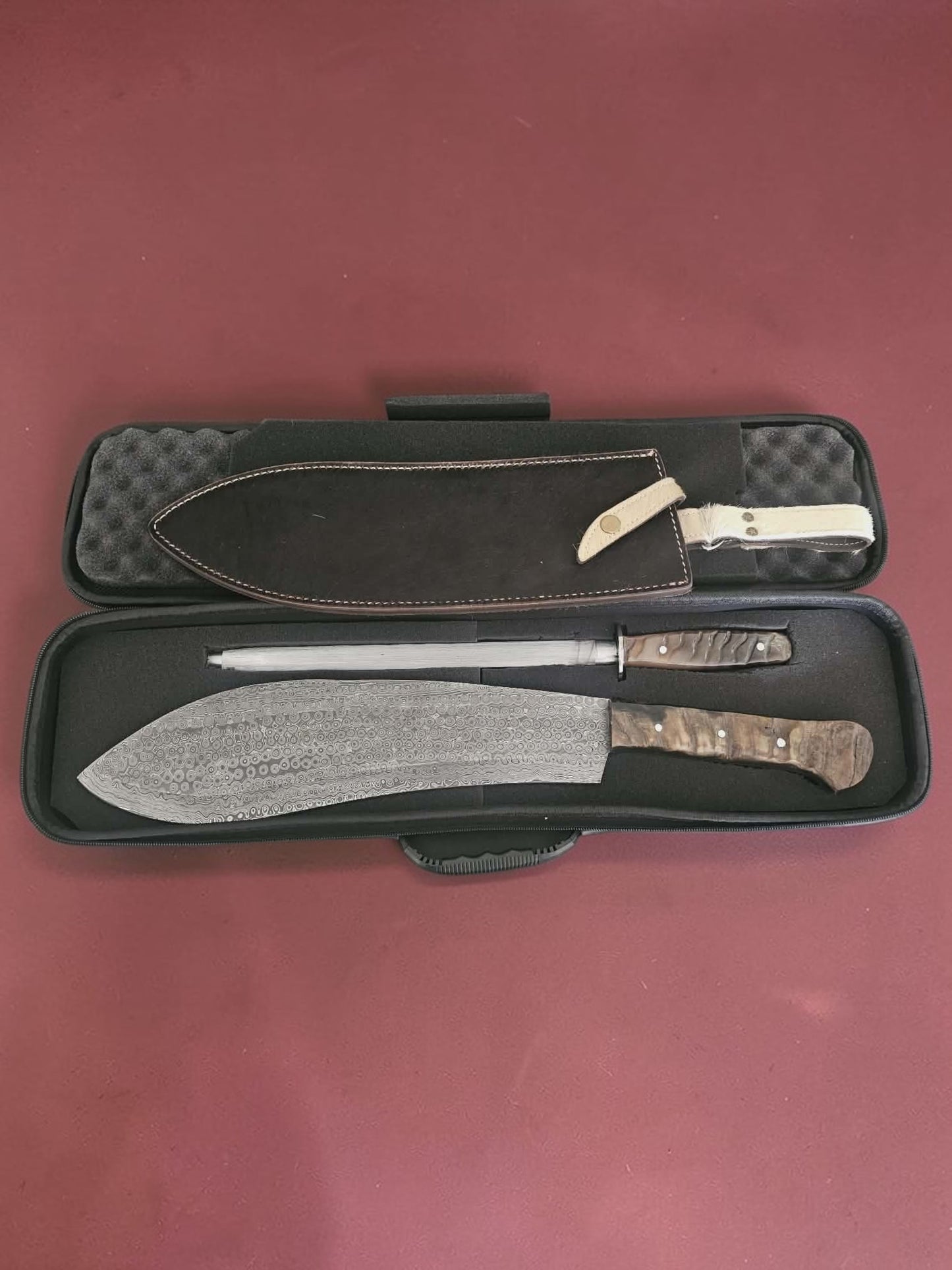 K007 - Ppala - Damascus Steel & Horn