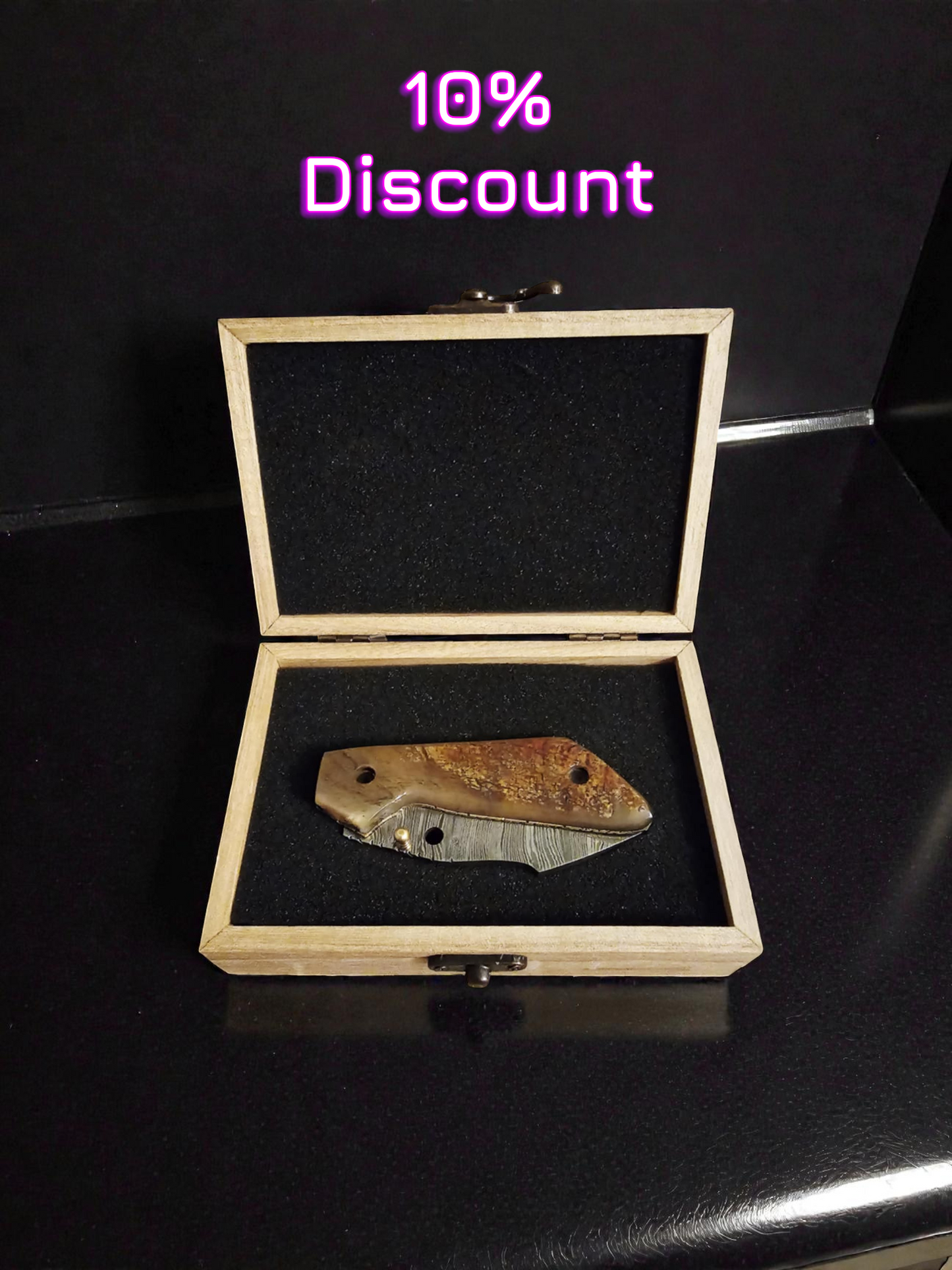 S131G – Handmade Stalwart EDC + Wooden Gift Box