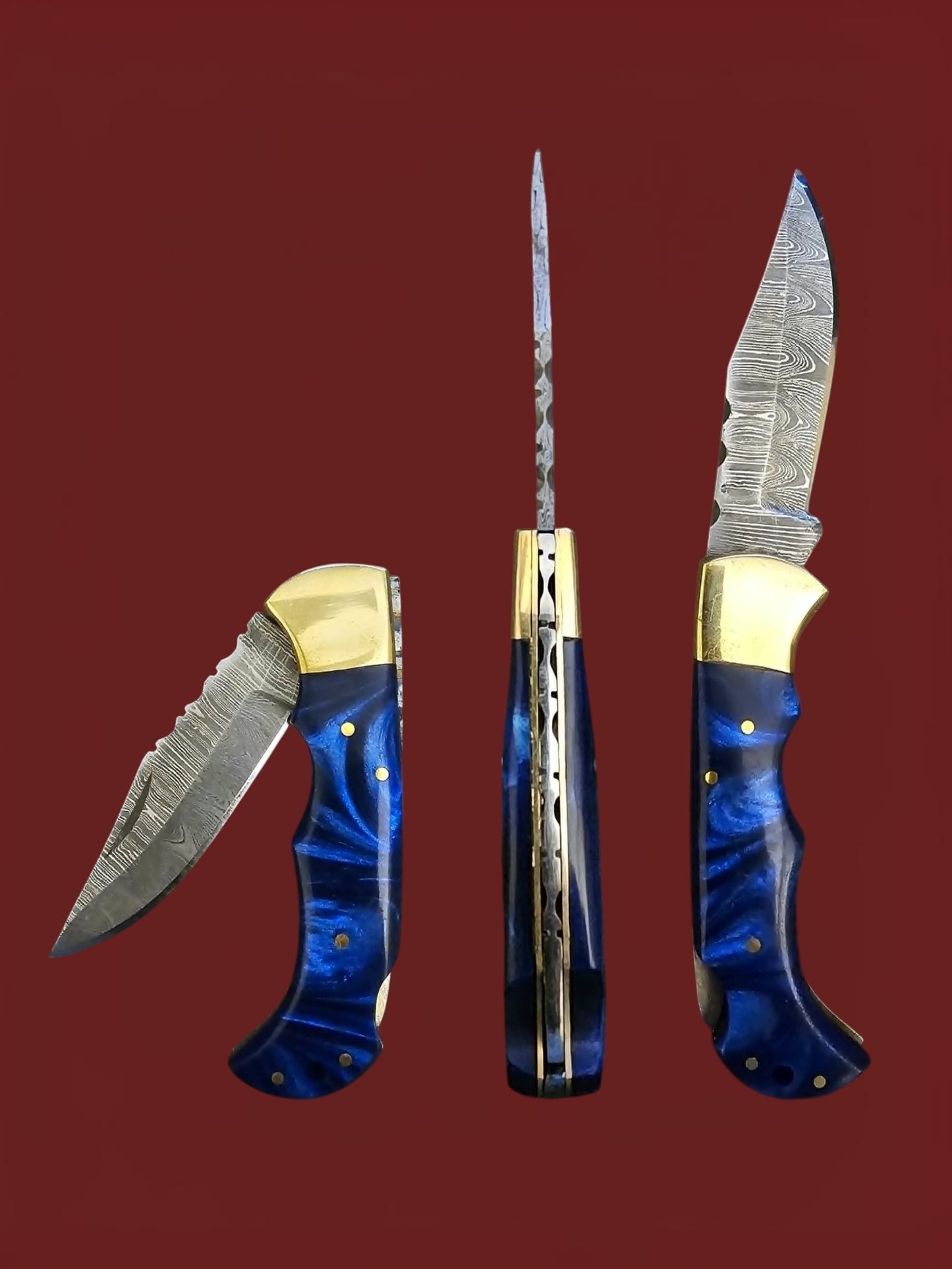 F101 Tsiakkoui - Damascus Steel & Resin