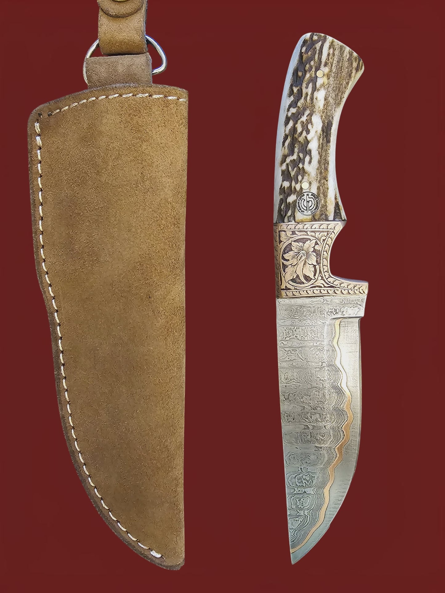 R029 Hunting Knife Cu-Mai & Horn
