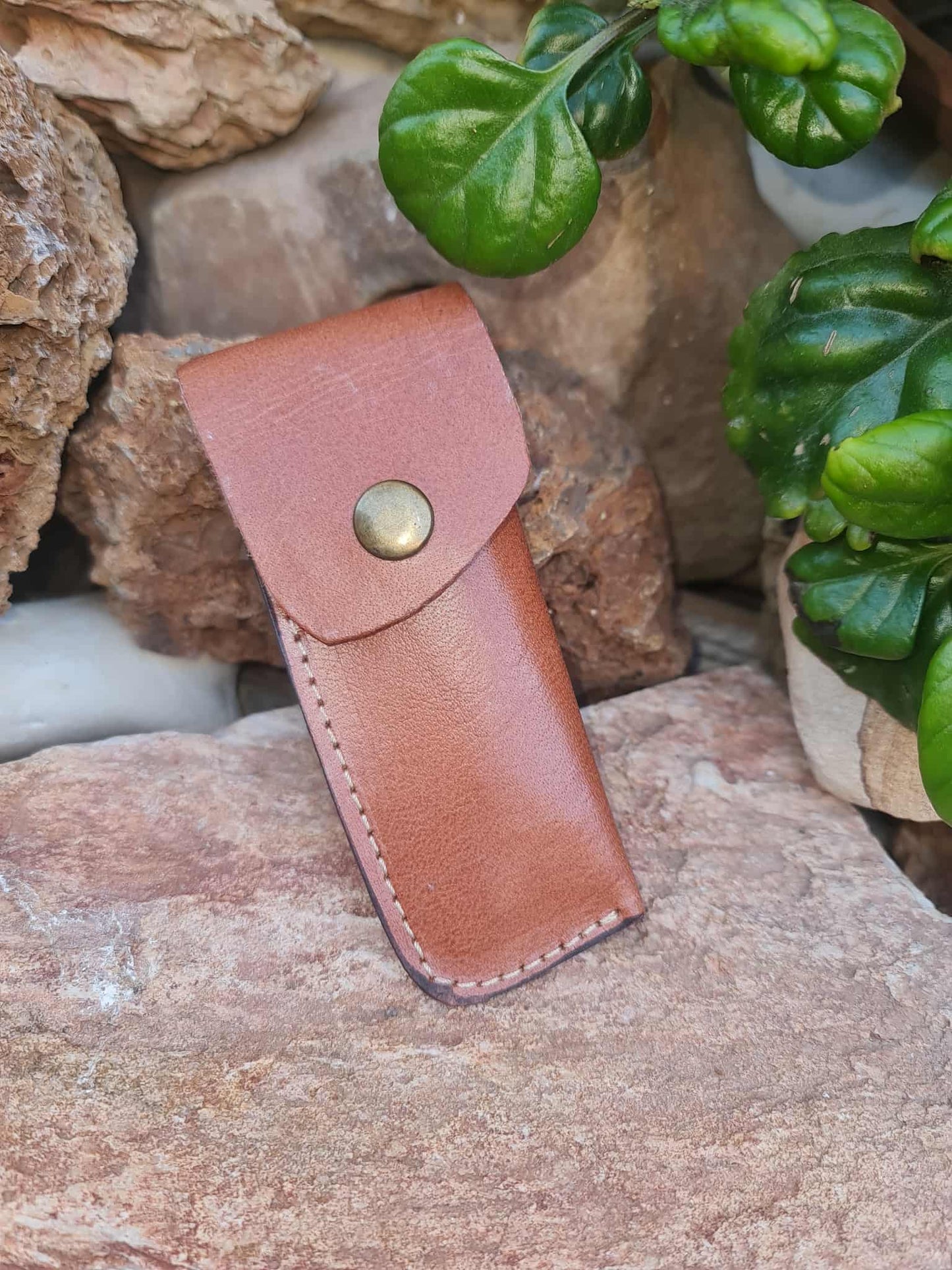 Handmade Leather Sheath for Laguiole Knives
