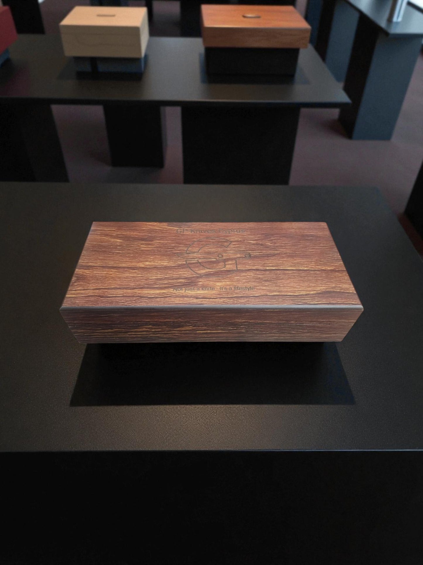 Z004 Premium Hand-Crafted Wooden Gift Box with EVA Foam (26×12×6 cm)