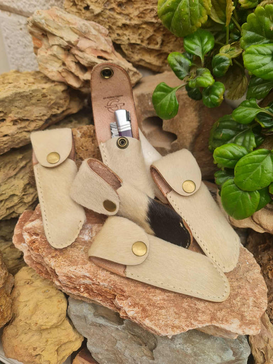 Slim Luxury Leather Sheath for Laguiole Knives