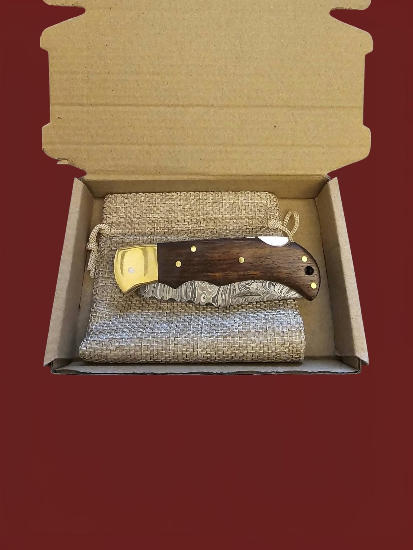 F121 Tsiakkoui - Damascus Steel & Wood