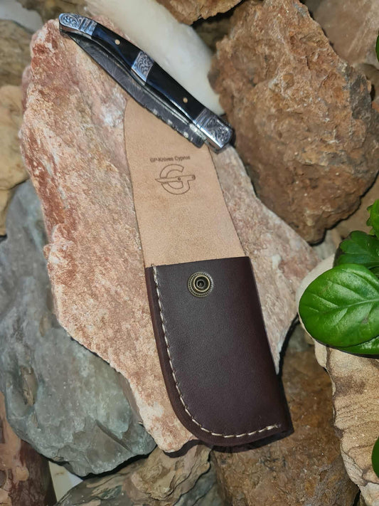 Handmade Leather Sheath for Pocket Knives