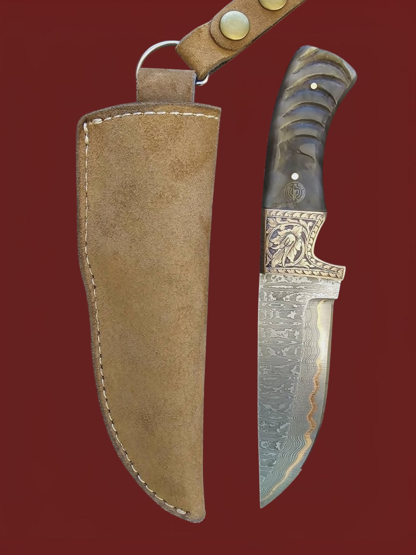 R028 Hunting Knife Cu-Mai & Horn