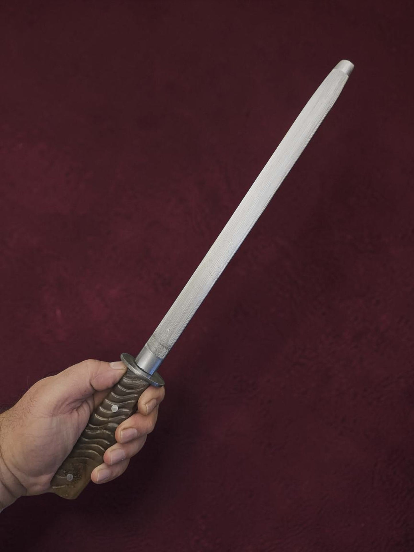 K008 Sharpening Rod - Hard Carbon & Horn