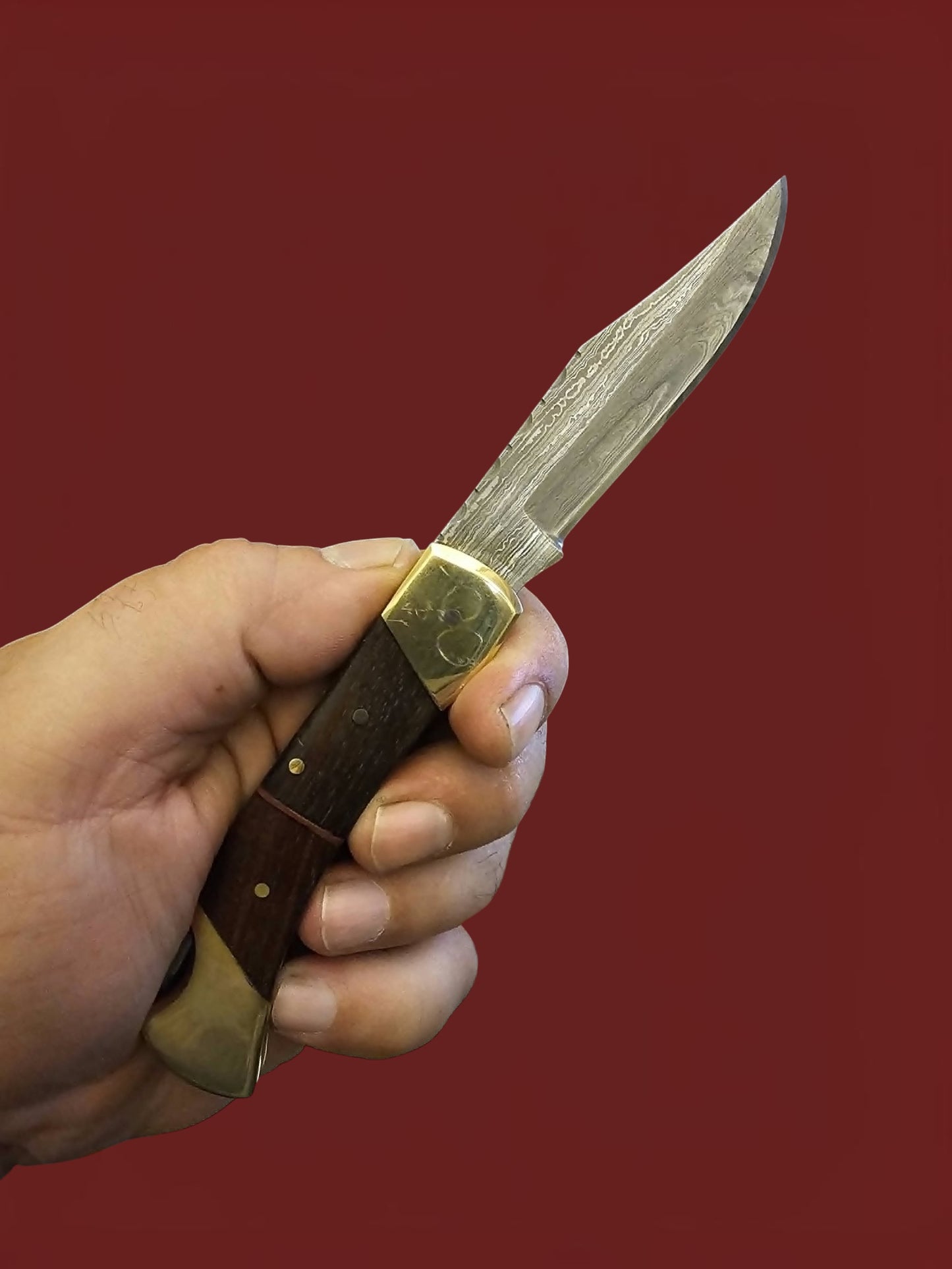 F119 Tsiakkoui - Damascus Steel  & Wood