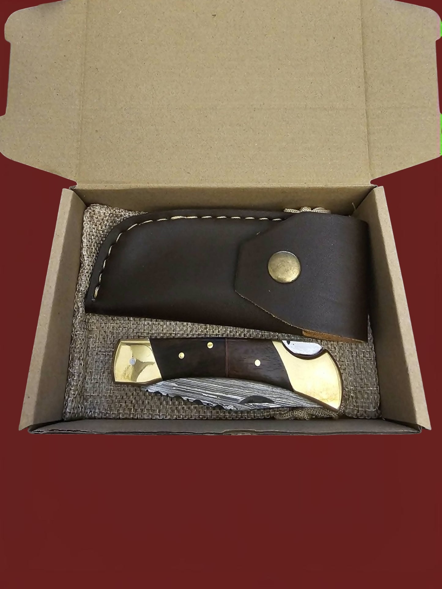 F119 Tsiakkoui - Damascus Steel  & Wood