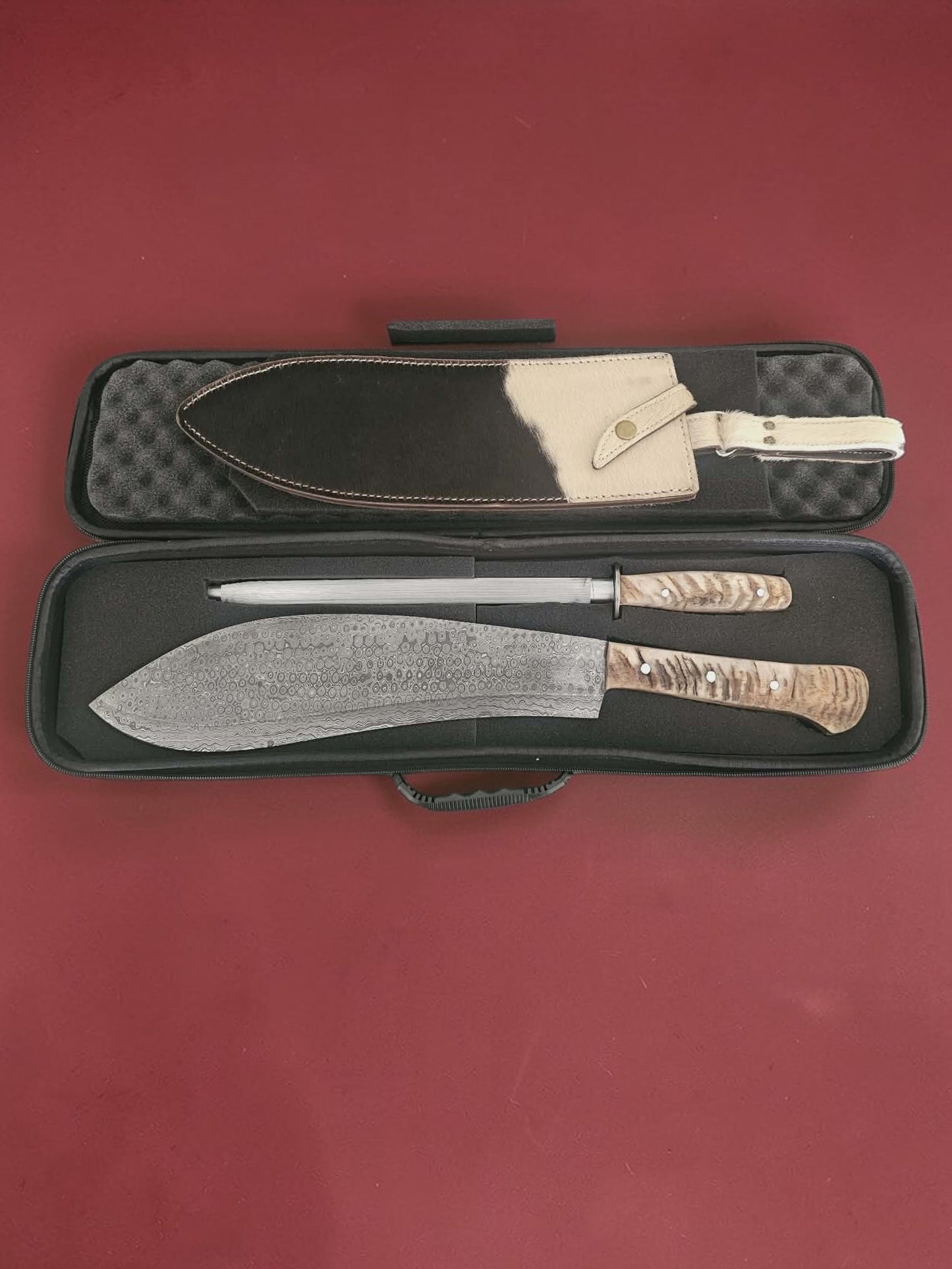 K007 - Ppala - Damascus Steel & Horn