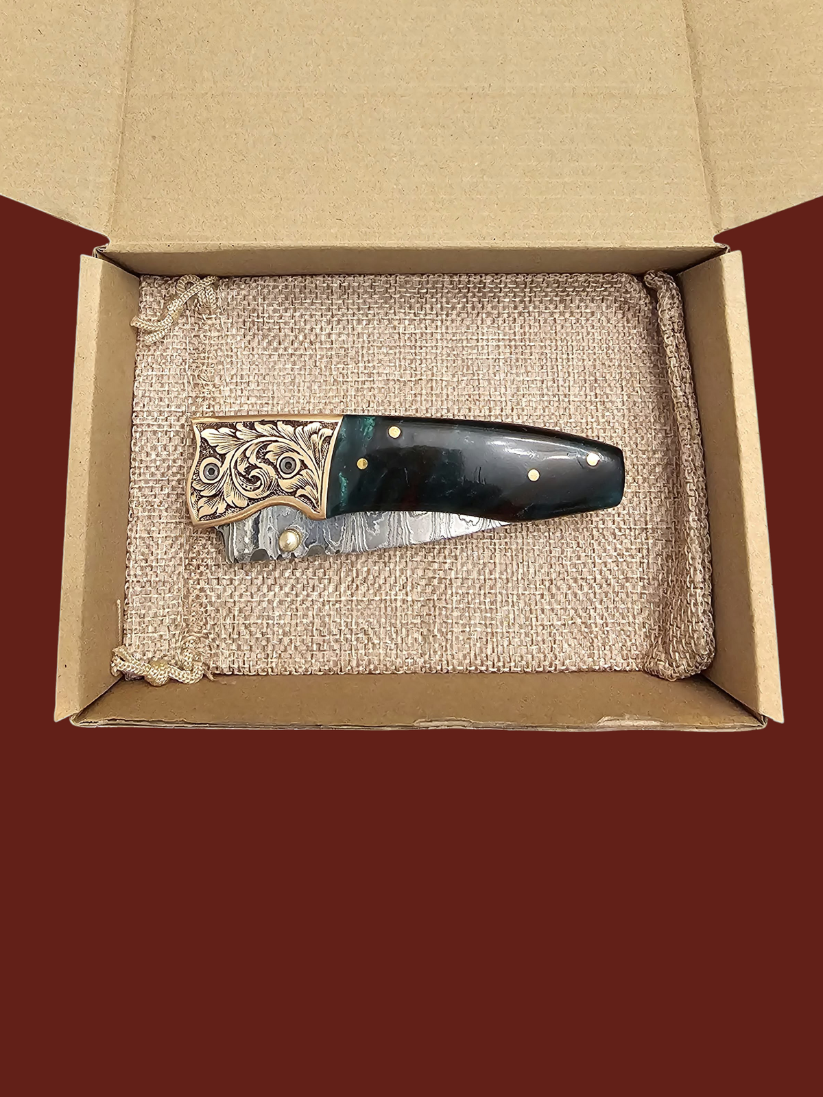 F149 - GP-CY2 | 2026 Stainless Damascus Steel & Resin