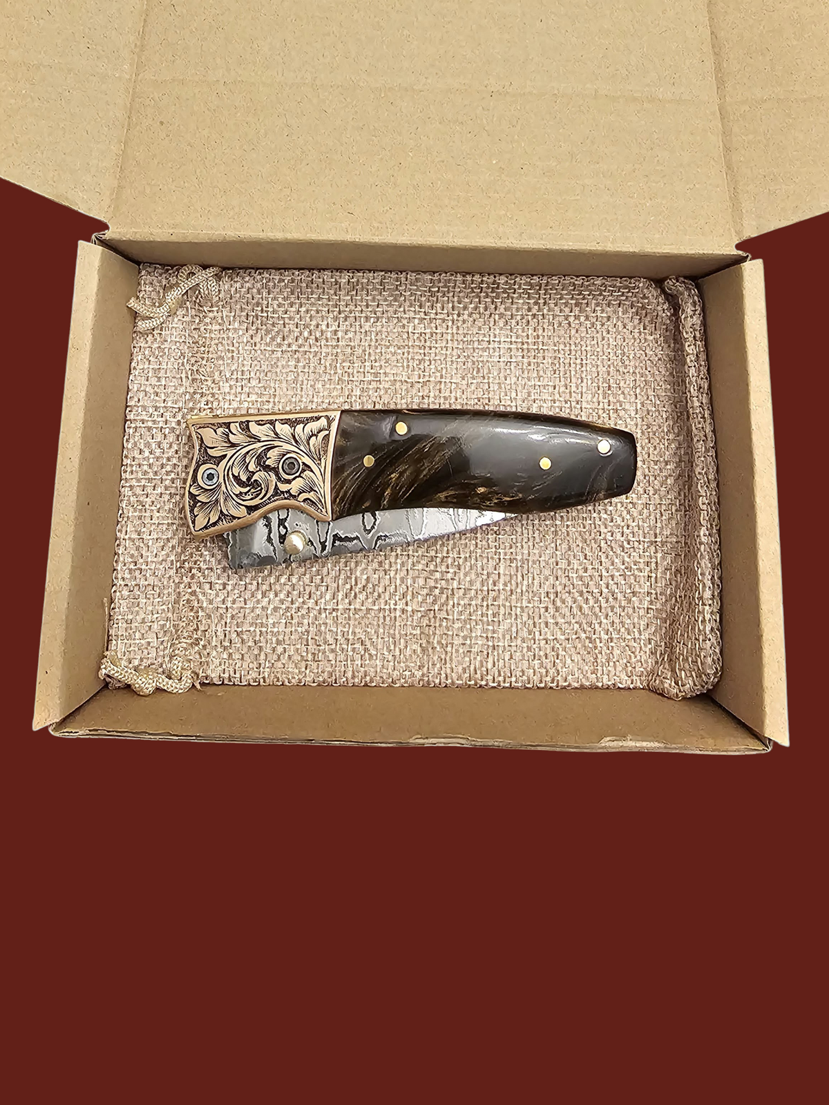 F147 - GP-CY2 | 2026 Stainless Damascus Steel & Resin